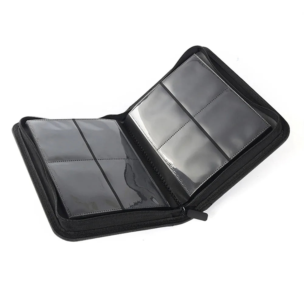 Premium 4-Pocket Zip Binder – Holds 160 TCG Cards