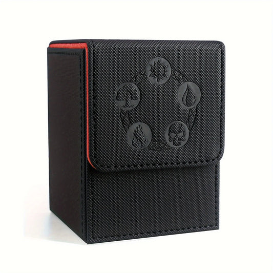 MTG Card Deck Box – Magnetic PU Leather for 100+ Cards